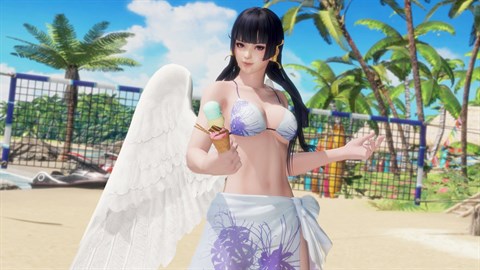 DOA6 Nyotengu: Costume Éden en bord de mer