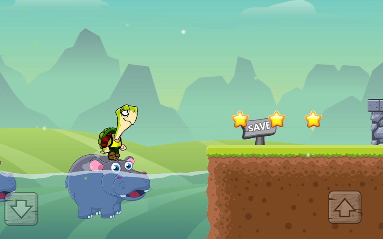 Hero Turtle Platform Game