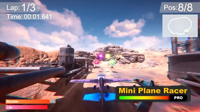 Mini Plane Racer Pro screenshot 1