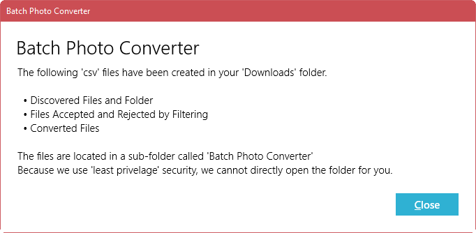 Batch Photo Converter