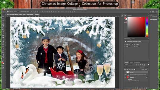 Christmas Image Collage - Collection for Photoshop screenshot 3