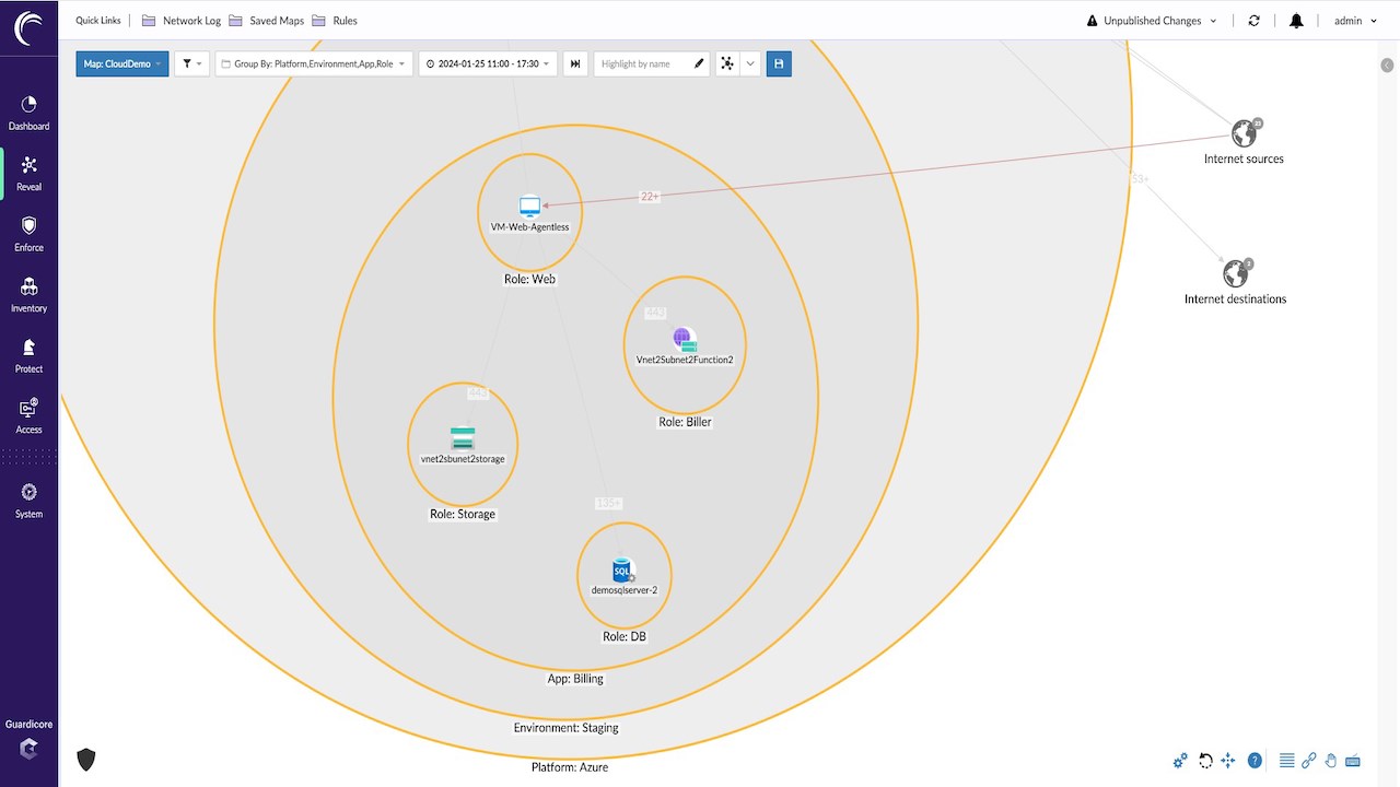 Snapshot 3 of Akamai Guardicore Segmentation