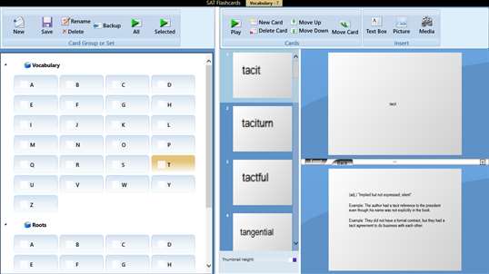 SAT Vocabulary Flashcards - SAT Vocab Flashcards screenshot 6