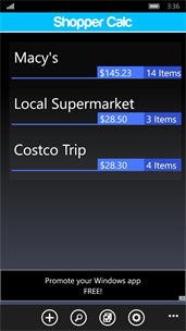 Shopper Calc screenshot 1