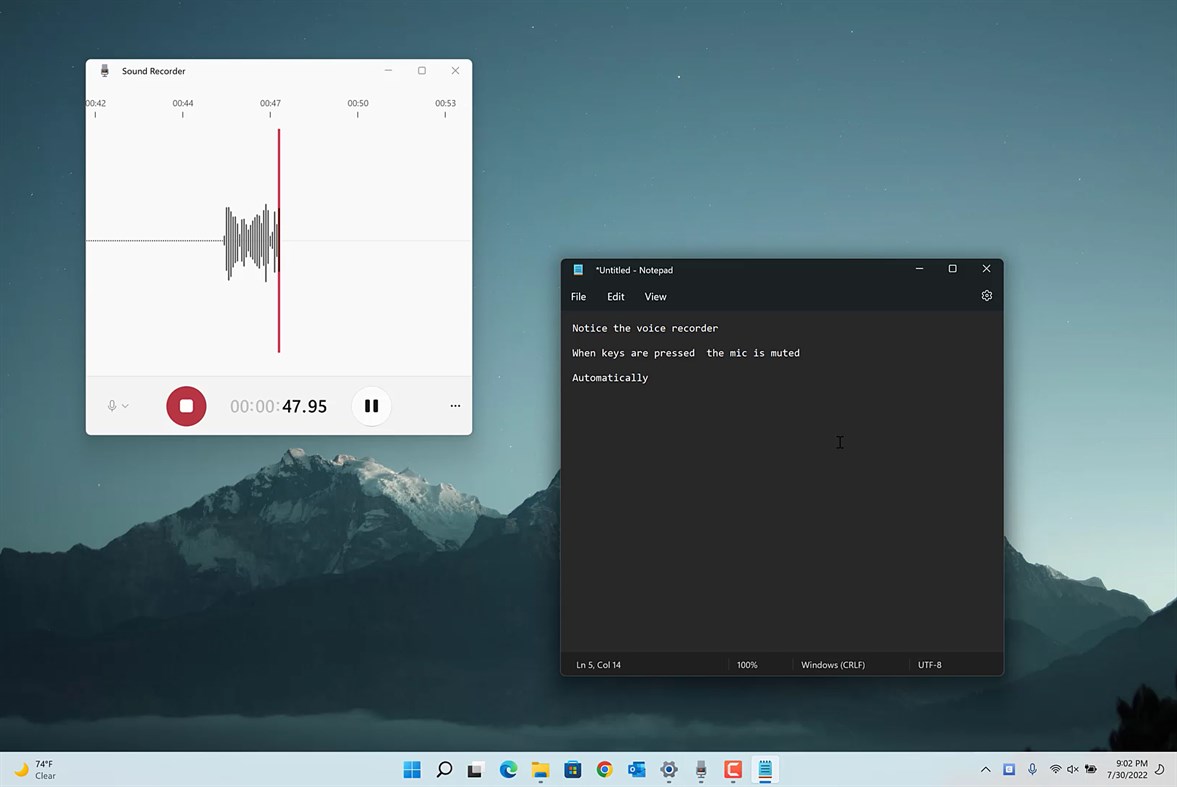 #1. Automatically Mute While Typing (Windows) Podle: EvlarSoft LLC
