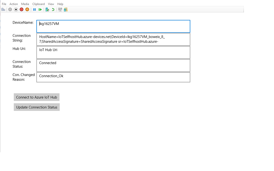 AzureDMTestMVVM (Windows) Podle: CET IoT Core Quality