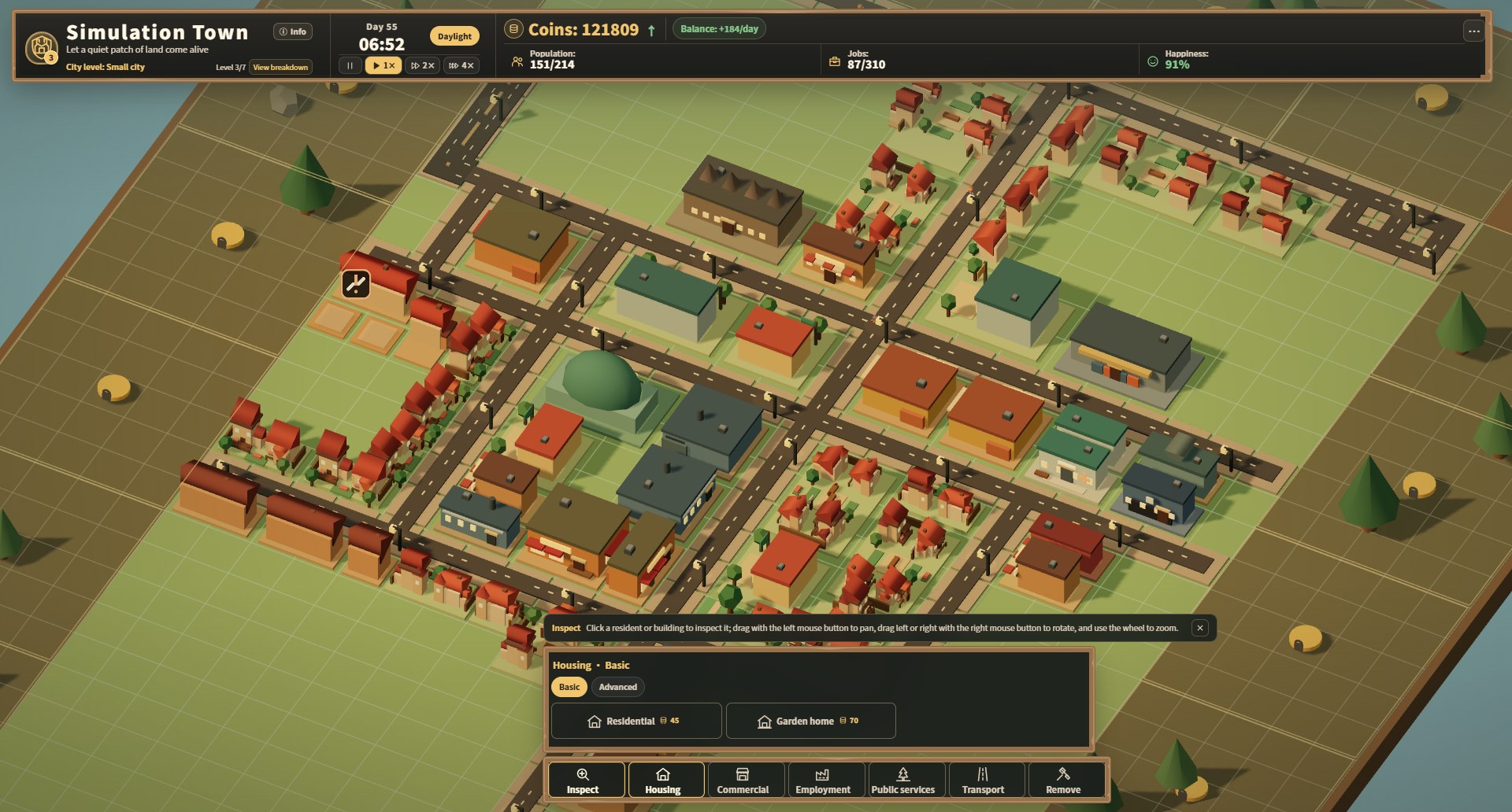 Simulation Town screenshot