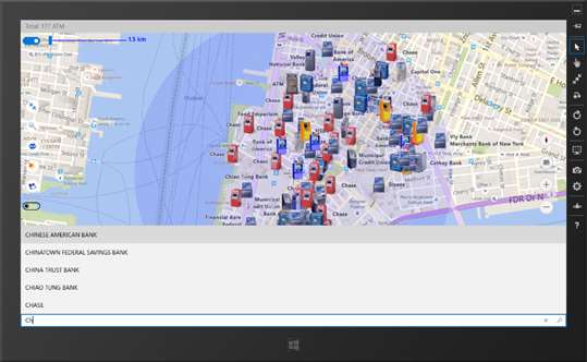 Global ATM map screenshot 9