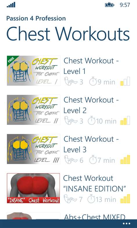 Chest Workouts Screenshots 1