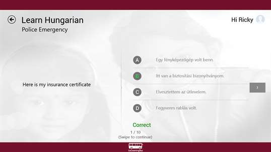 Learn Hungarian via videos by GoLearningBus screenshot 8