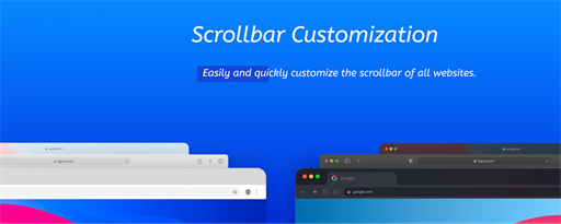 Customize Scrollbar marquee promo image