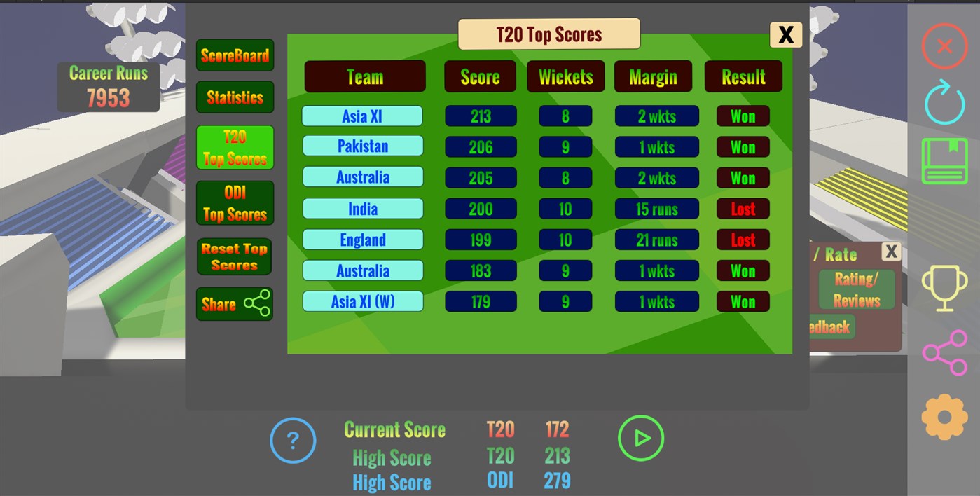 #9. Cricket Twenty20 : Pinball Challenge (Windows) By: FiveTwo Interactive