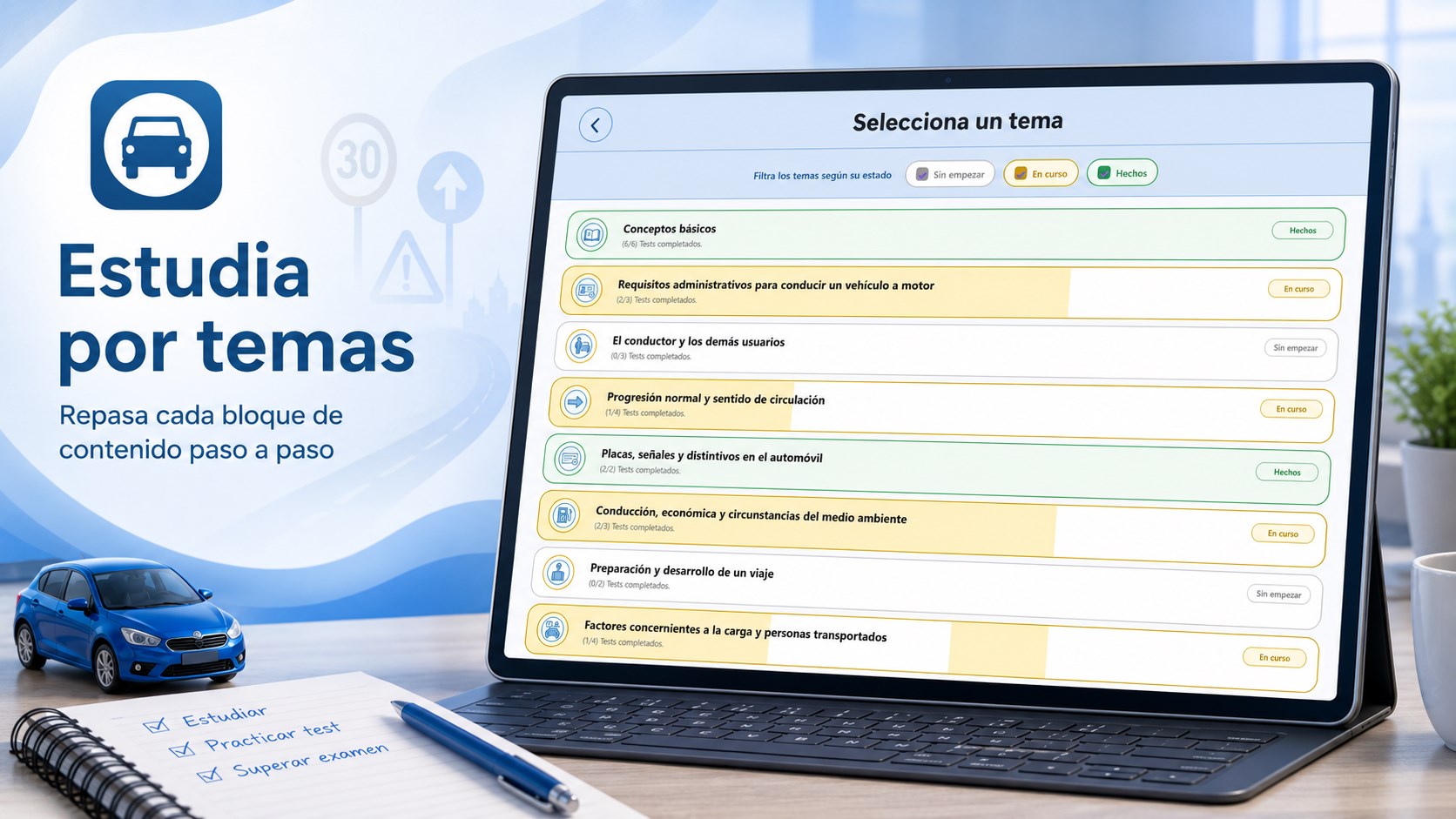 Test Conducir Coche (Permiso B) screenshot