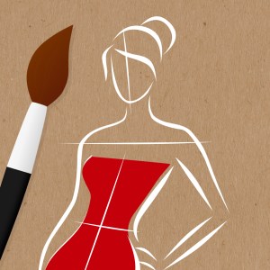 Fashionista Sketchbook - Fashion drawing art