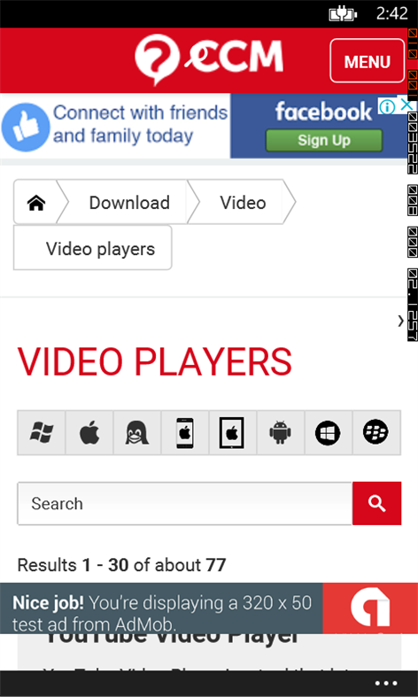 Video players Screenshots 1