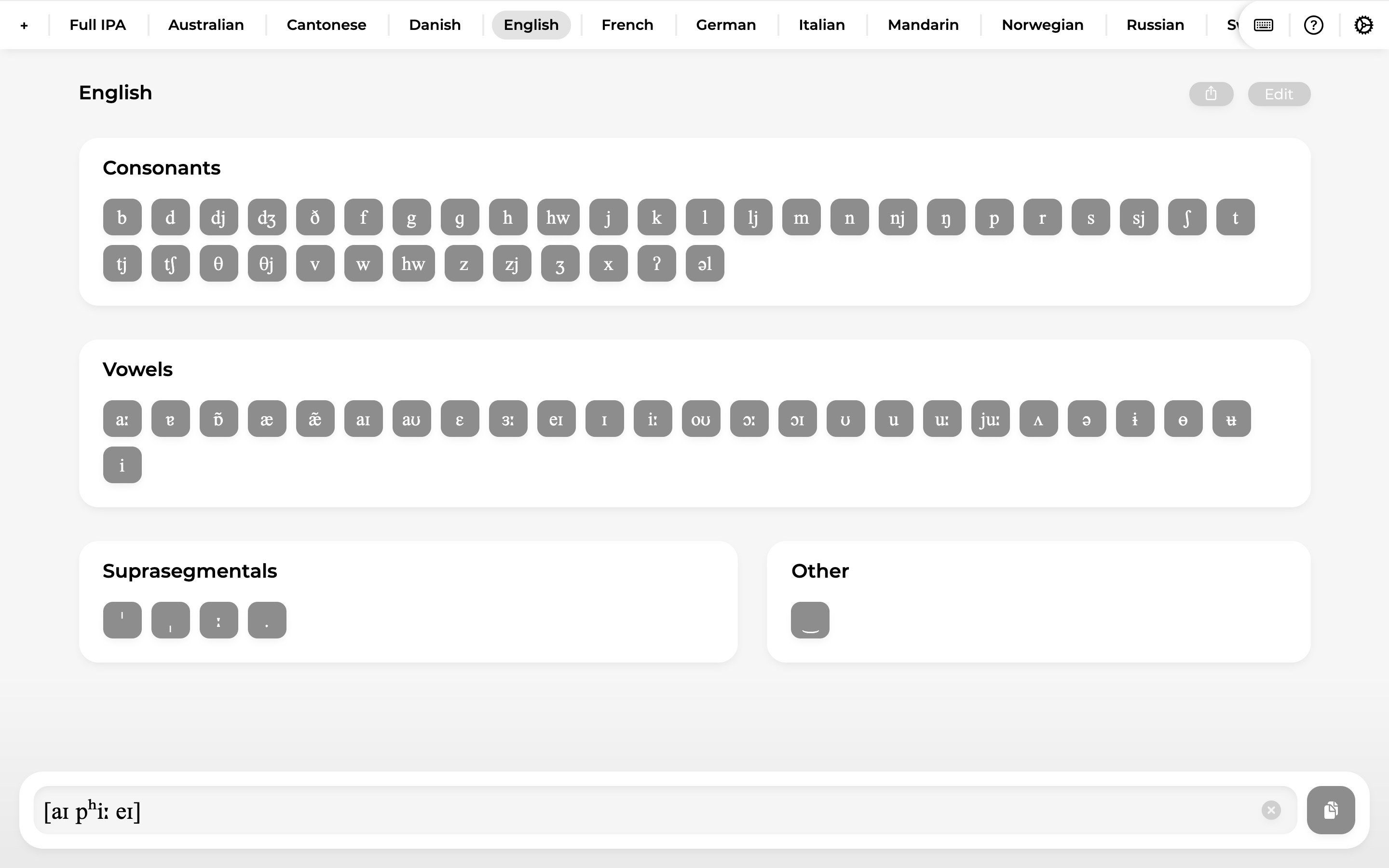 IPA Keyboard Unduh dan instal di Windows Microsoft Store