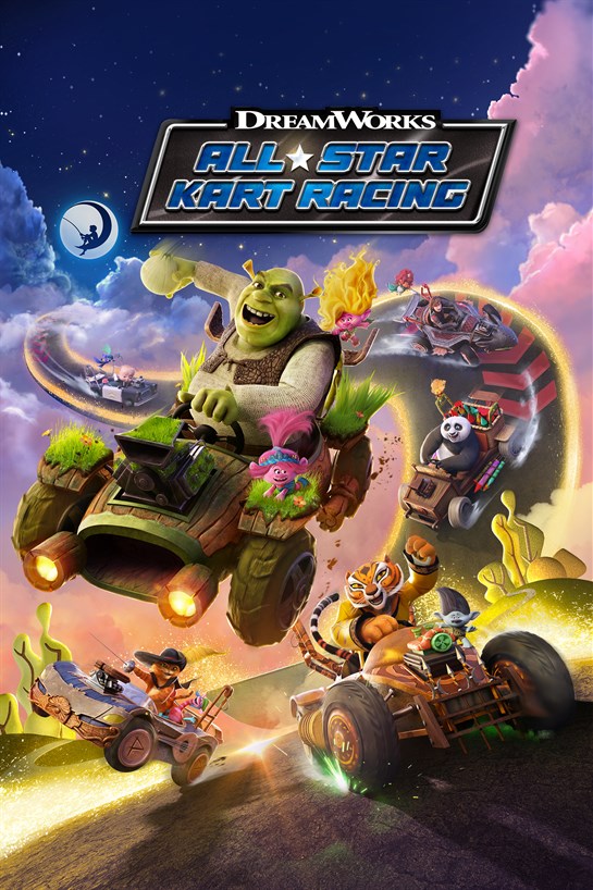 Imagem da caixa de DreamWorks All-Star Kart Racing