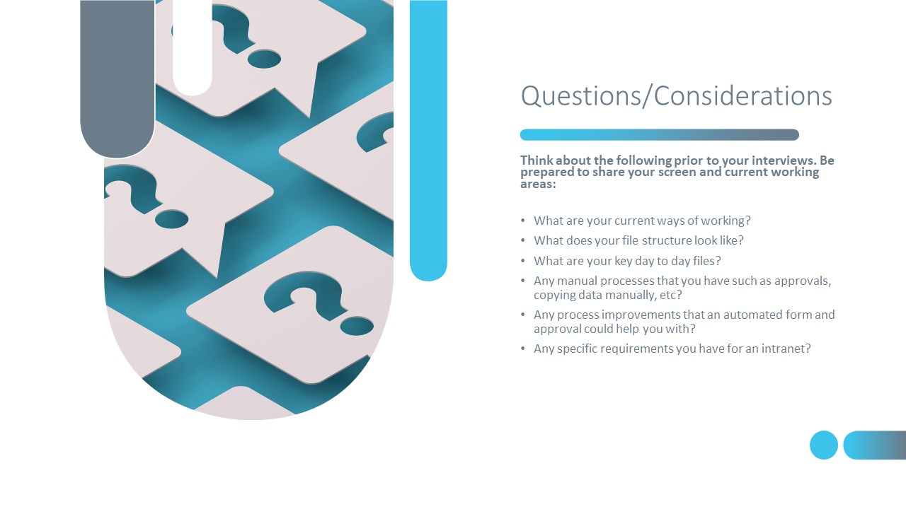Snapshot 8 of Microsoft 365, SharePoint and Teams Scoping: 1-Day Workshop