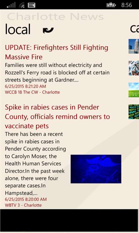 Charlotte News Screenshots 1