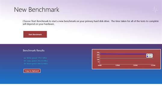 Disk Benchmark screenshot 2