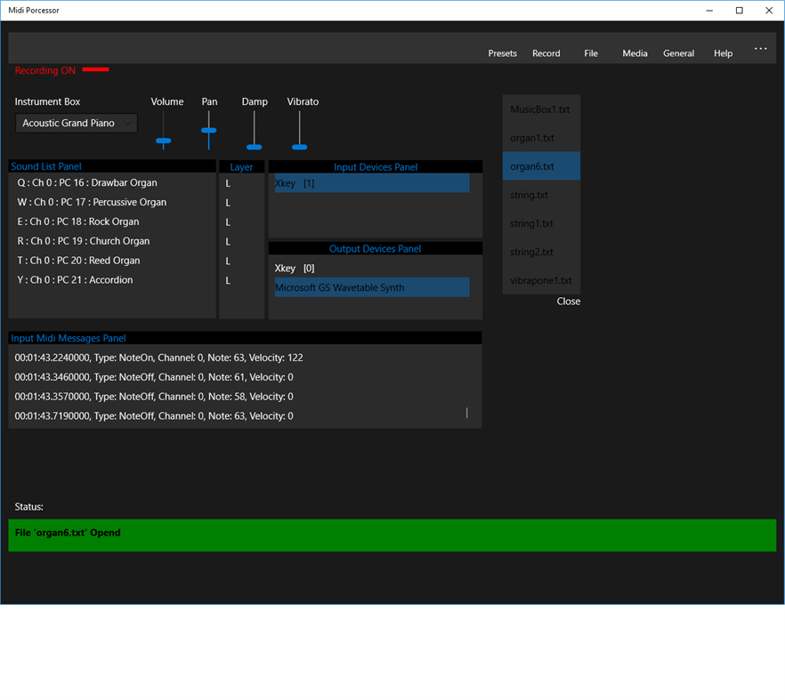 #1. Midi Processor (Windows) Av: BL Yaduwanshi