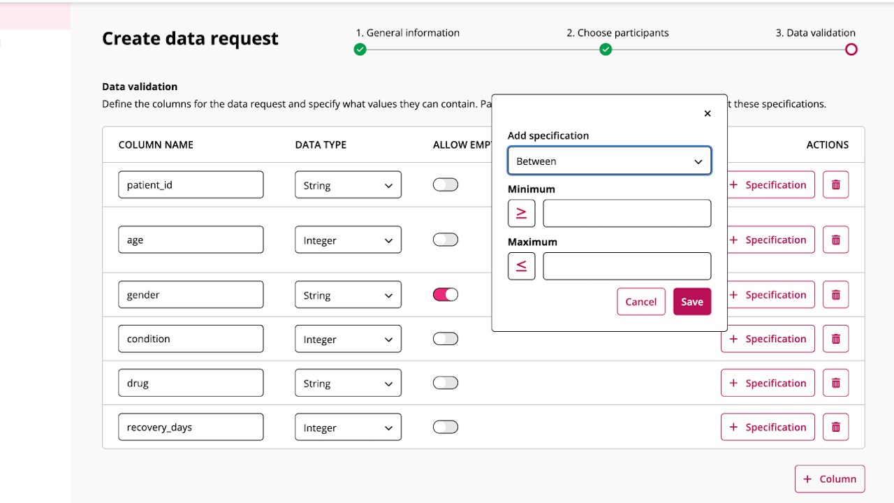 Snapshot 2 of Roseman Labs Encrypted AI Platform – Encrypt, link & analyze sensitive data