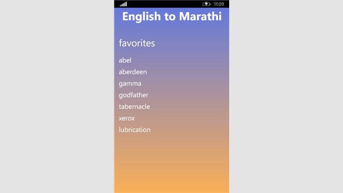 Get Offline English Marathi Dictionary Microsoft Store