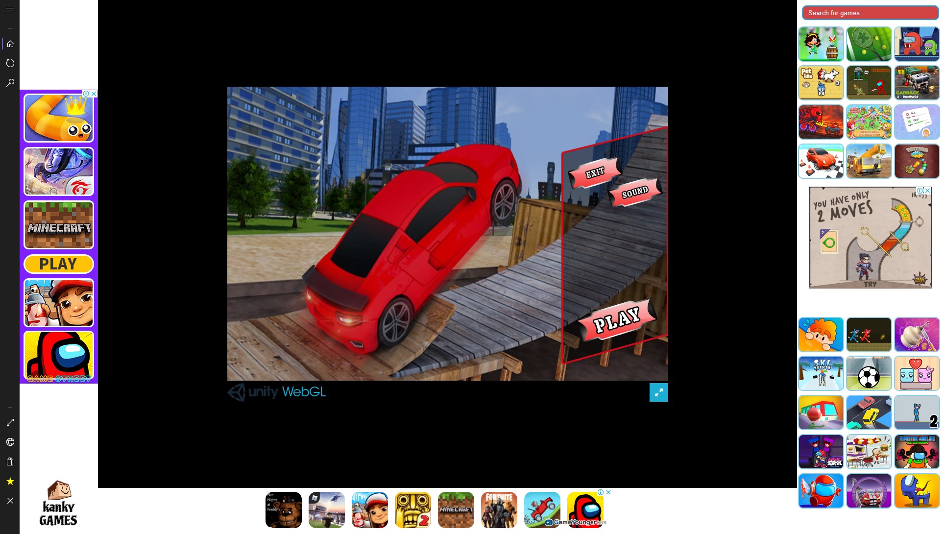 Zrzut 1 Crazy Car Impossible Stunt Challenge Game windows