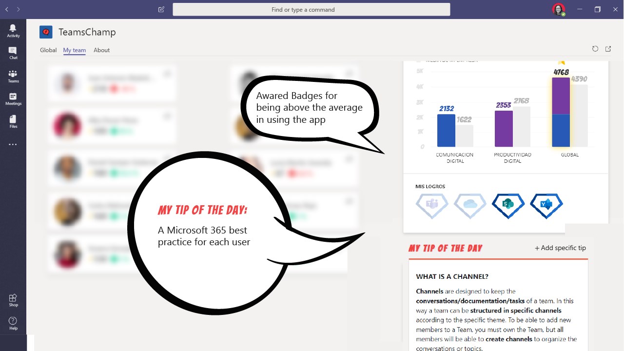 How do I share leaderboards in Microsoft Teams Channels? – Ambition Help  Center