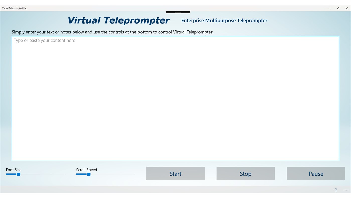 #2. Virtual Teleprompter (Online Meetings) (Windows) Av: ChrisOne AI Apps