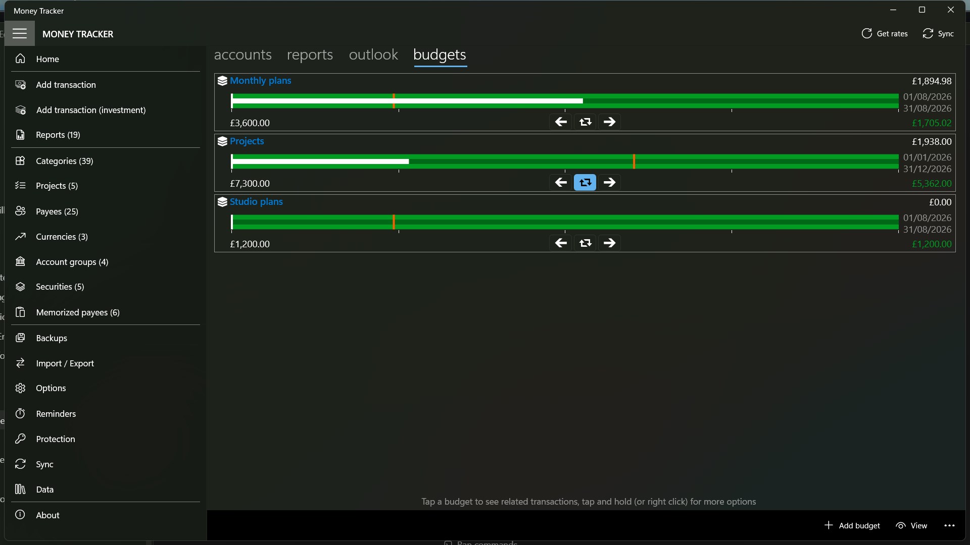 Money Tracker Infinite screenshot