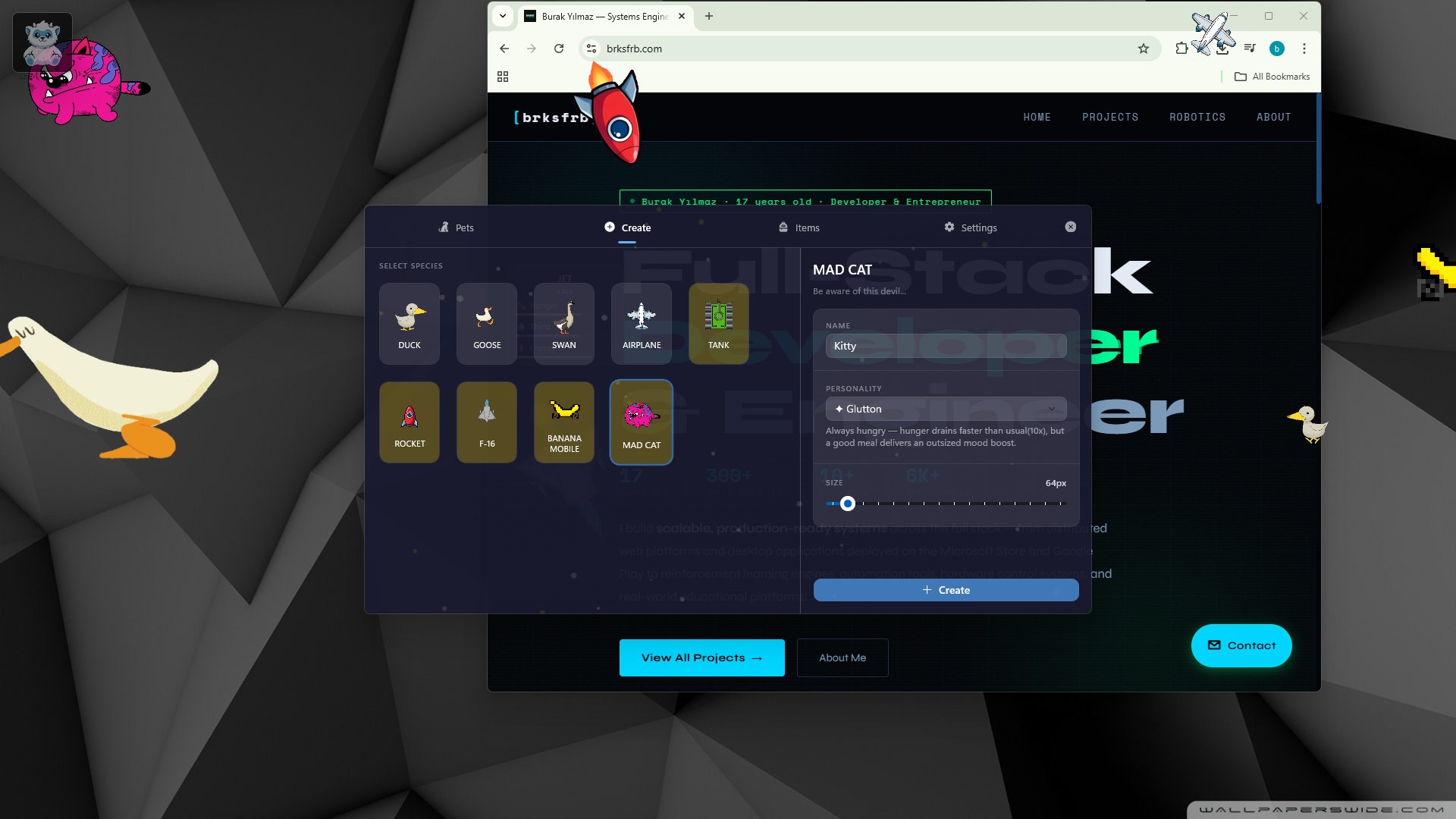 Desktop Pets screenshot
