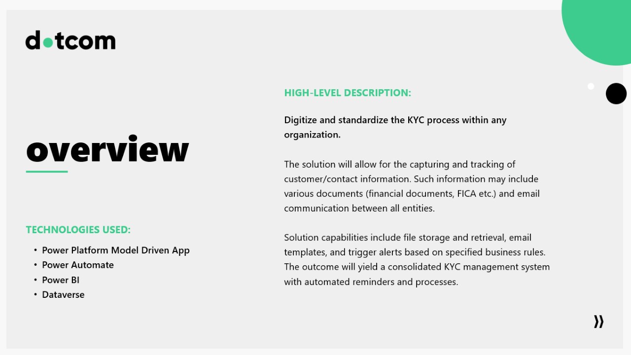 Snapshot 2 of Digital KYC Management Solution