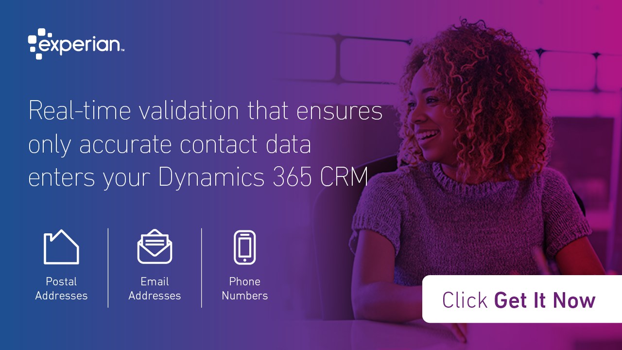 Snapshot 2 of Experian Data Validation for Dynamics 365 and Power Platform