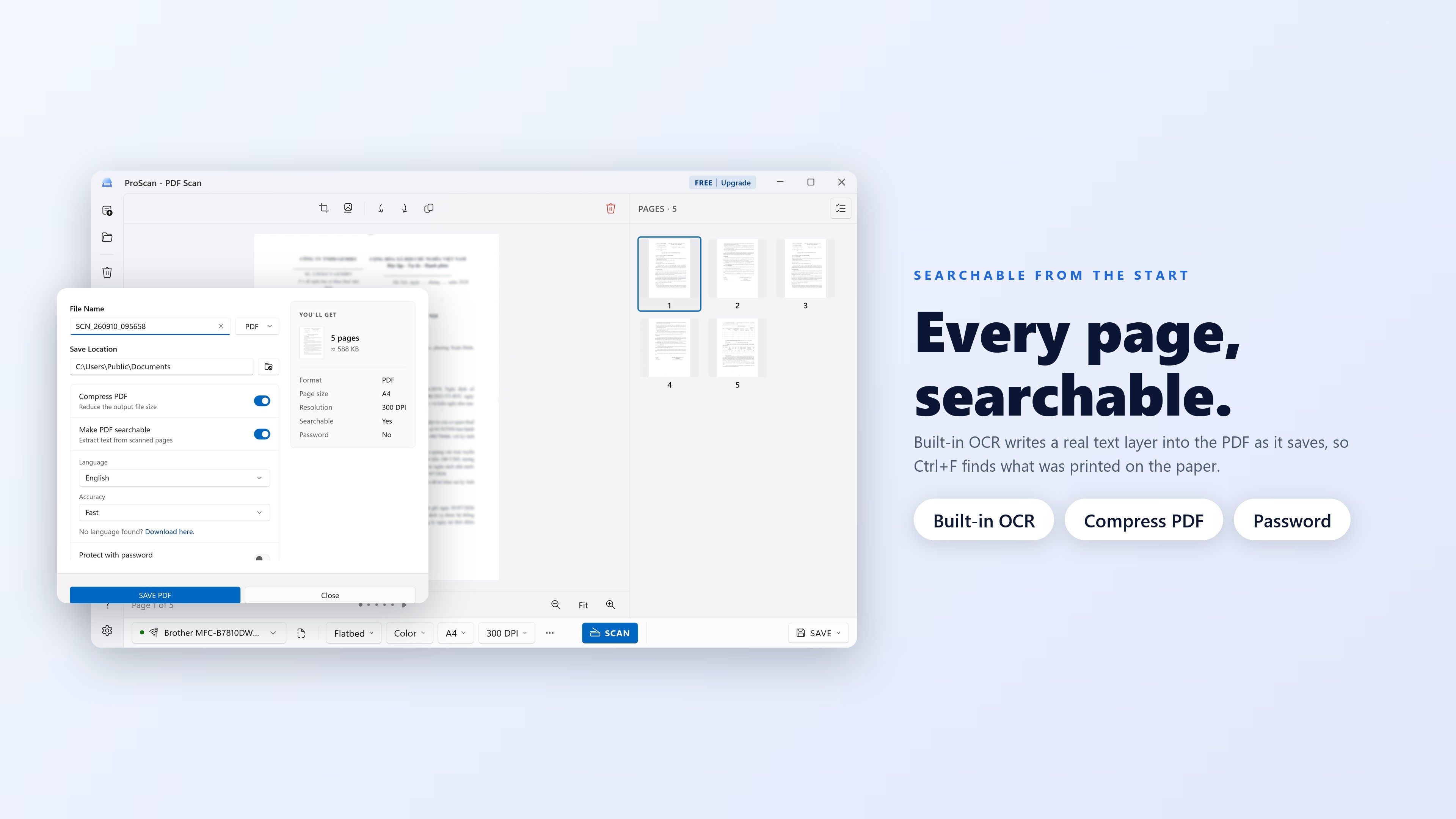 ProScan - Scan Document, PDF Scanner screenshot