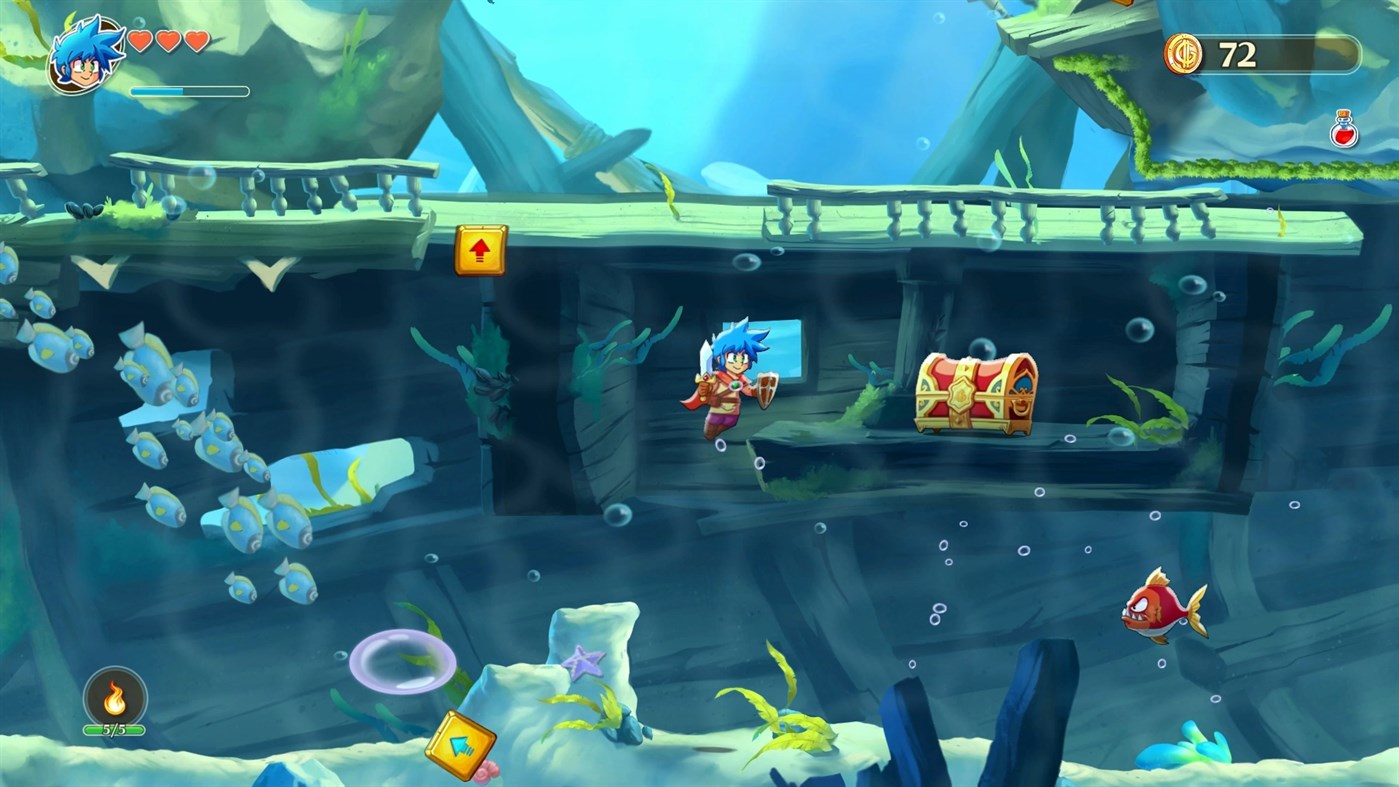 #5. Monster Boy and the Cursed Kingdom (Demo) (Xbox) Af: FDG Entertainment