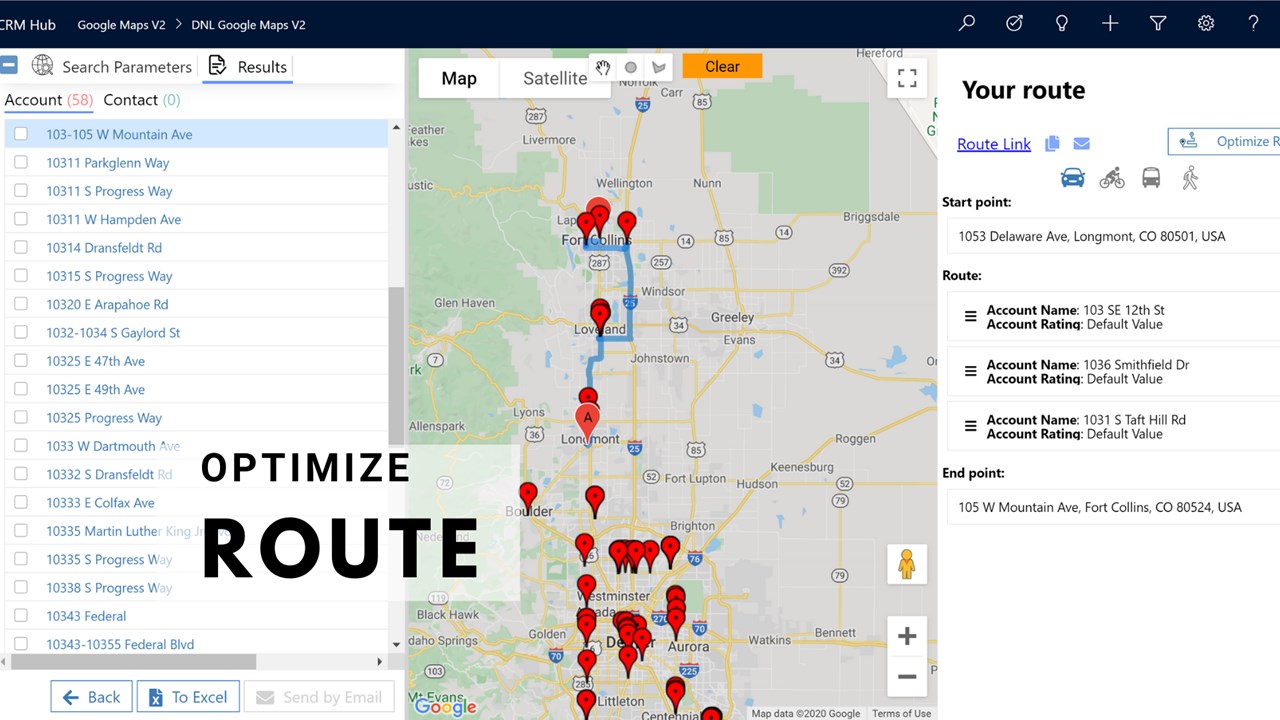 Snapshot 6 of Dynamica Google Maps Integration