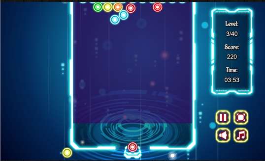 Neon Bubble Shooter screenshot 6