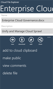 Cloud File Explorer screenshot 6