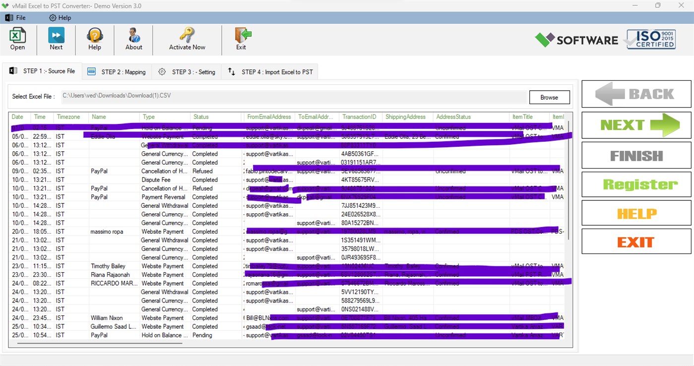 #3. XLS to PST Converter (Windows) Av: VARTIKA SOFTWARE PRIVATE LIMITED