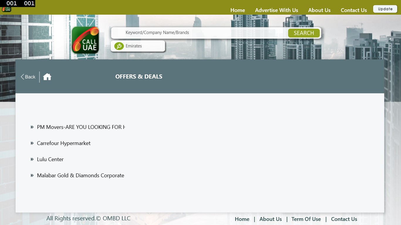 Call UAE Offline Business Directory for Windows 10