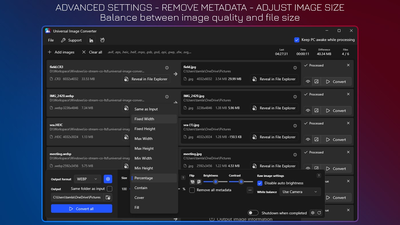 #2. Any Image Converter - Universal Image Converter (Windows) 由: IO Stream Co., Ltd