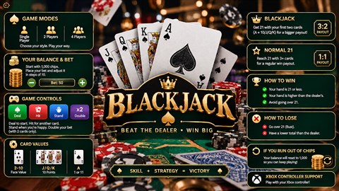 Blackjack Room - 1v4 Multiplayer