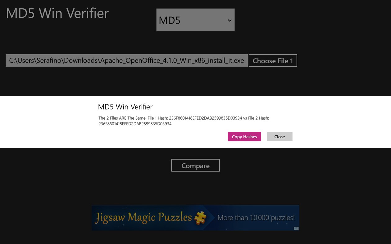 #9. MD5 Win Verifier (Windows) โดย: Esses77