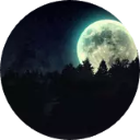 Gibbous Moon Wallpaper New Tab icon