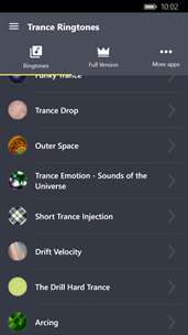 Trance Ringtones screenshot 3