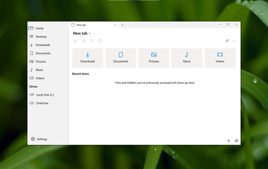 Files UWP - Preview screenshot