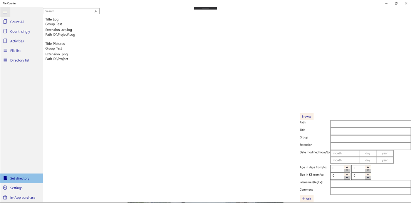 #1. File Counter (Windows) 作者: Ivan Makaruskin