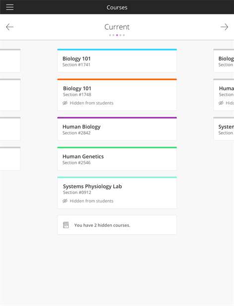 Blackboard Instructor Screenshots 1
