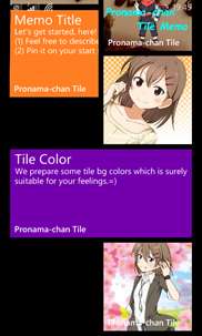 Pronama-chan Tile screenshot 7